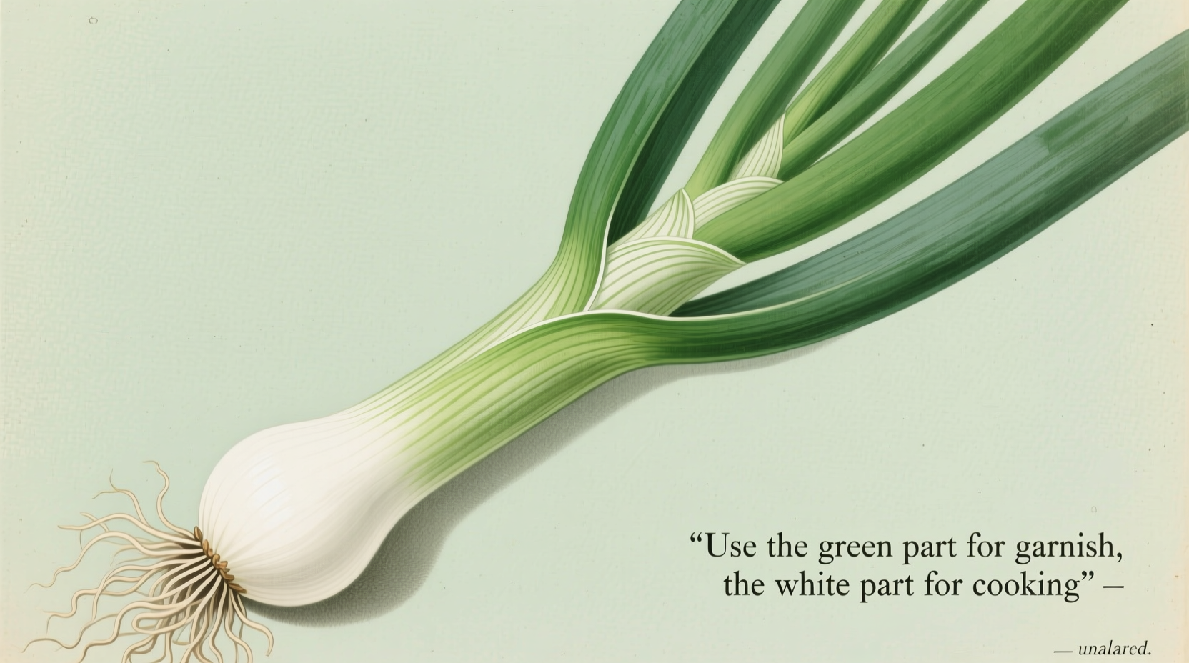 what part of the green onion do you use