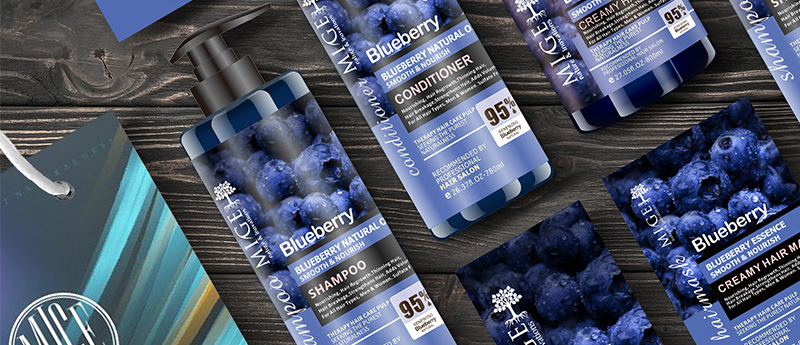 MIGE Hair Care,Blueberry Hair Mask, Smooth & Nourish, K73