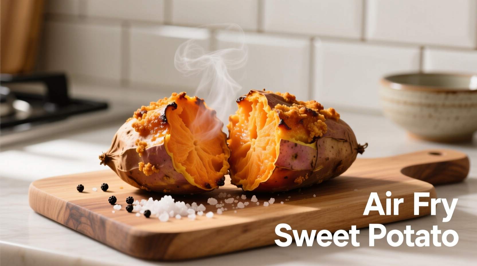 air fry sweet potato