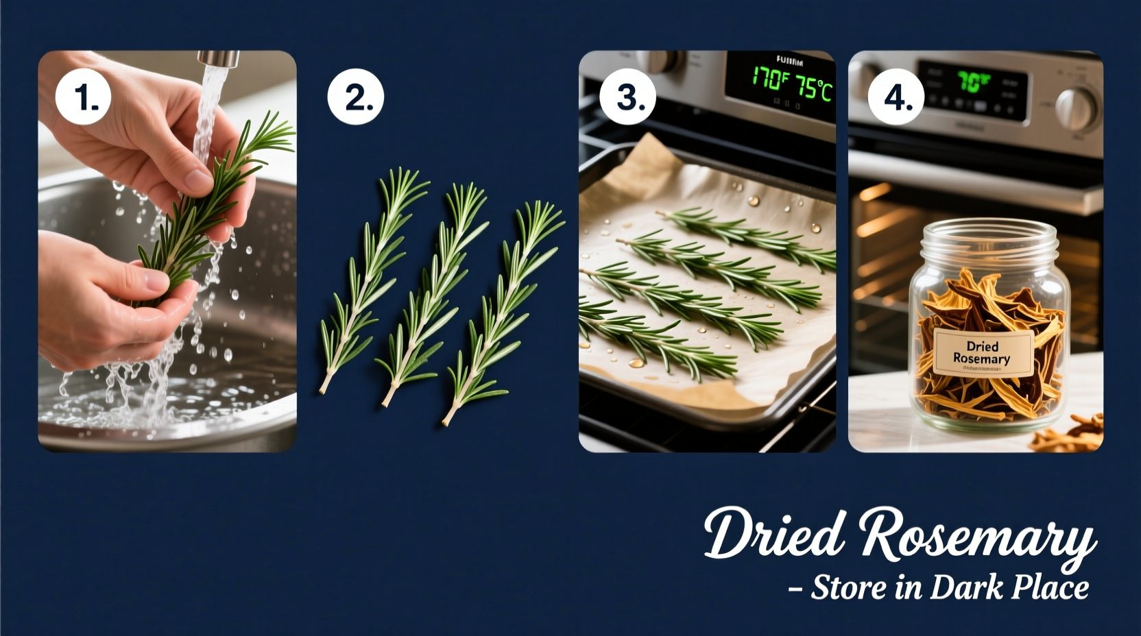How to Oven Dry Rosemary in 4 Easy Steps