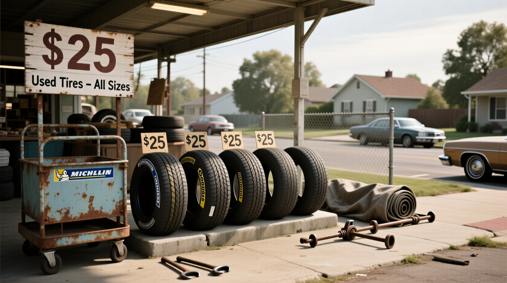 $25 used tires are they safe where to find them 