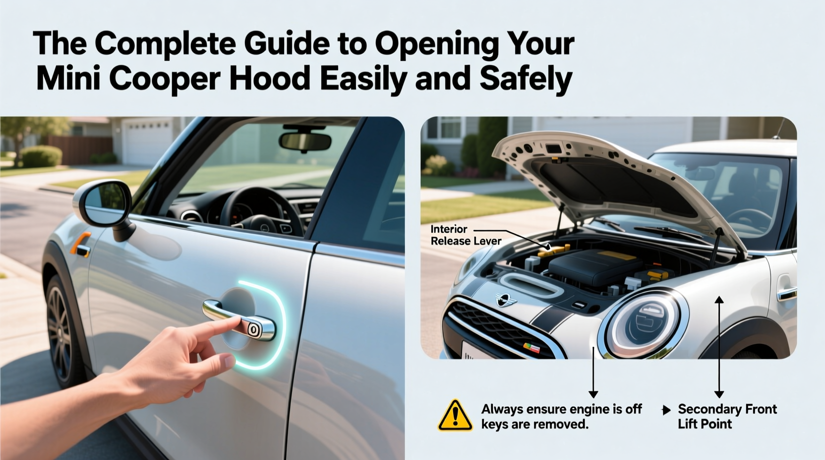 the complete guide to opening your mini cooper hood easily and safely