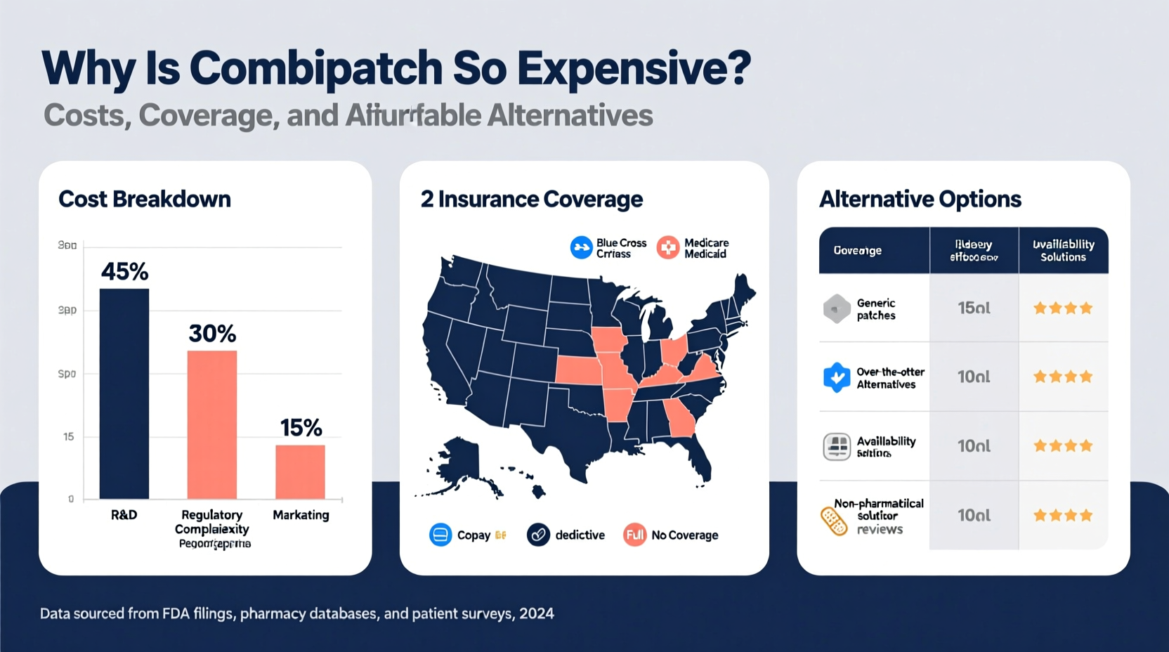 why is combipatch so expensive costs coverage alternatives