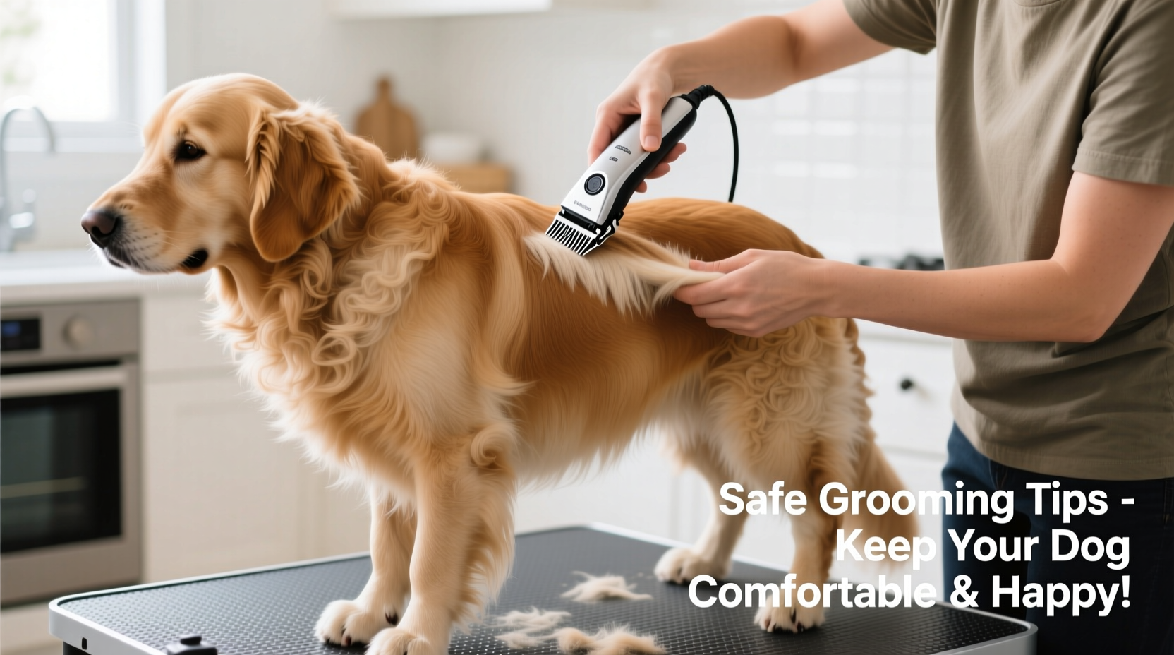 safe and effective techniques for grooming your dog with hair clippers at home
