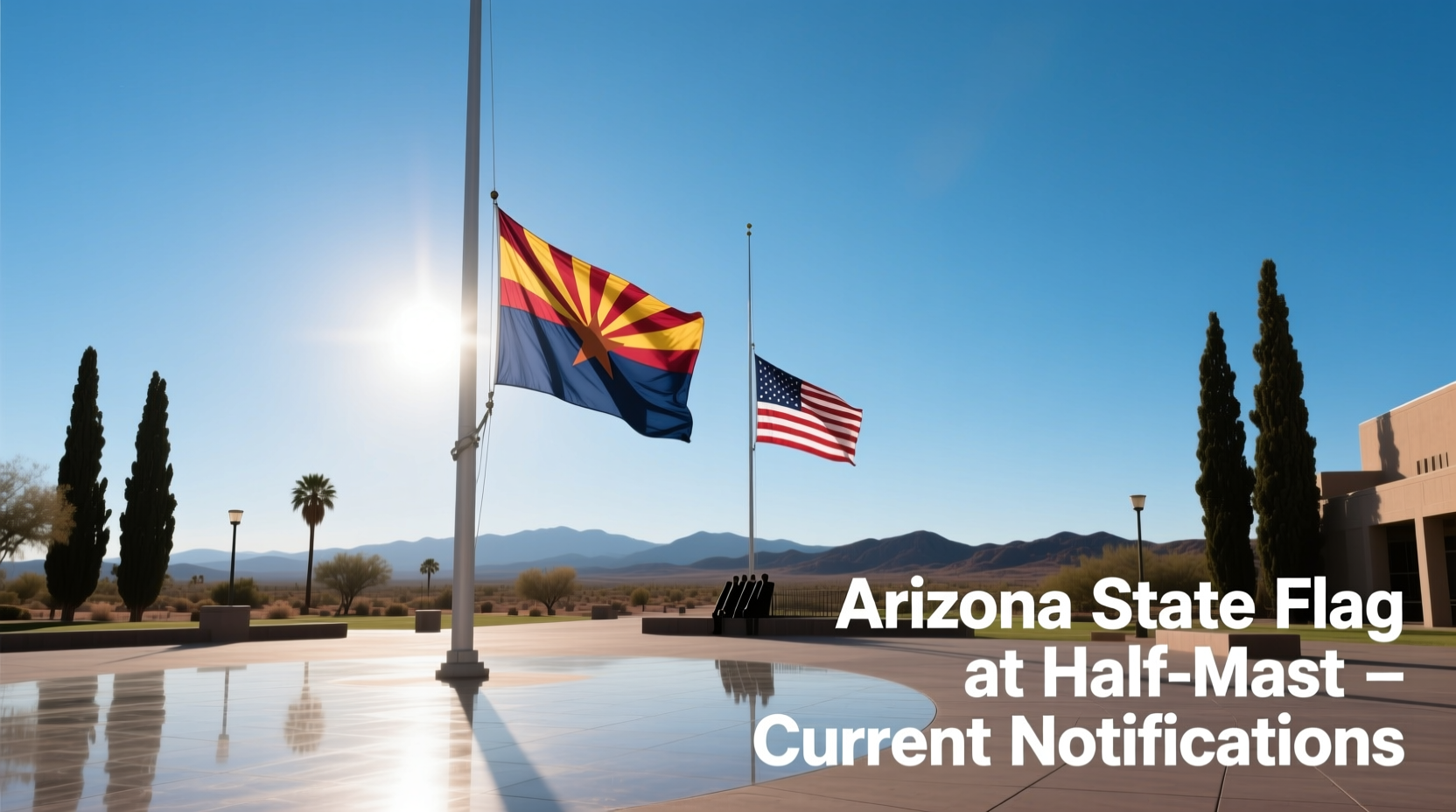 why are arizona flags at half mast today current notifications