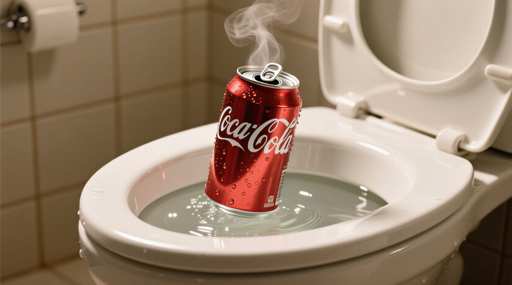coke can clean your toilet in a pinch
