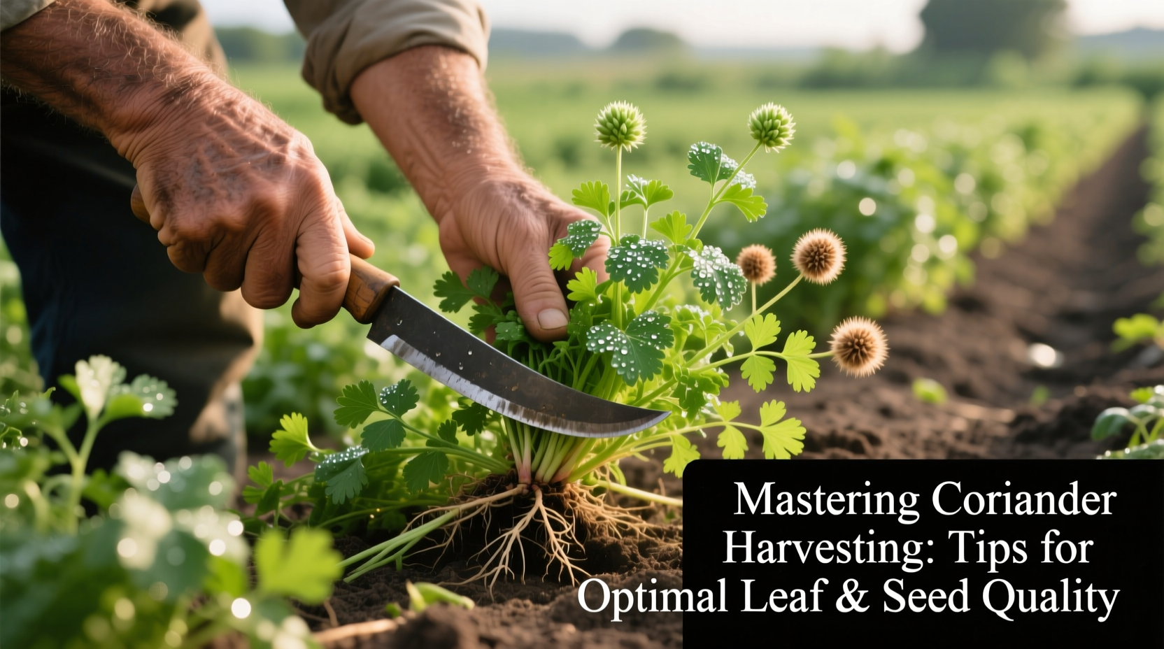 mastering coriander harvesting tips to maximize leaf and seed quality