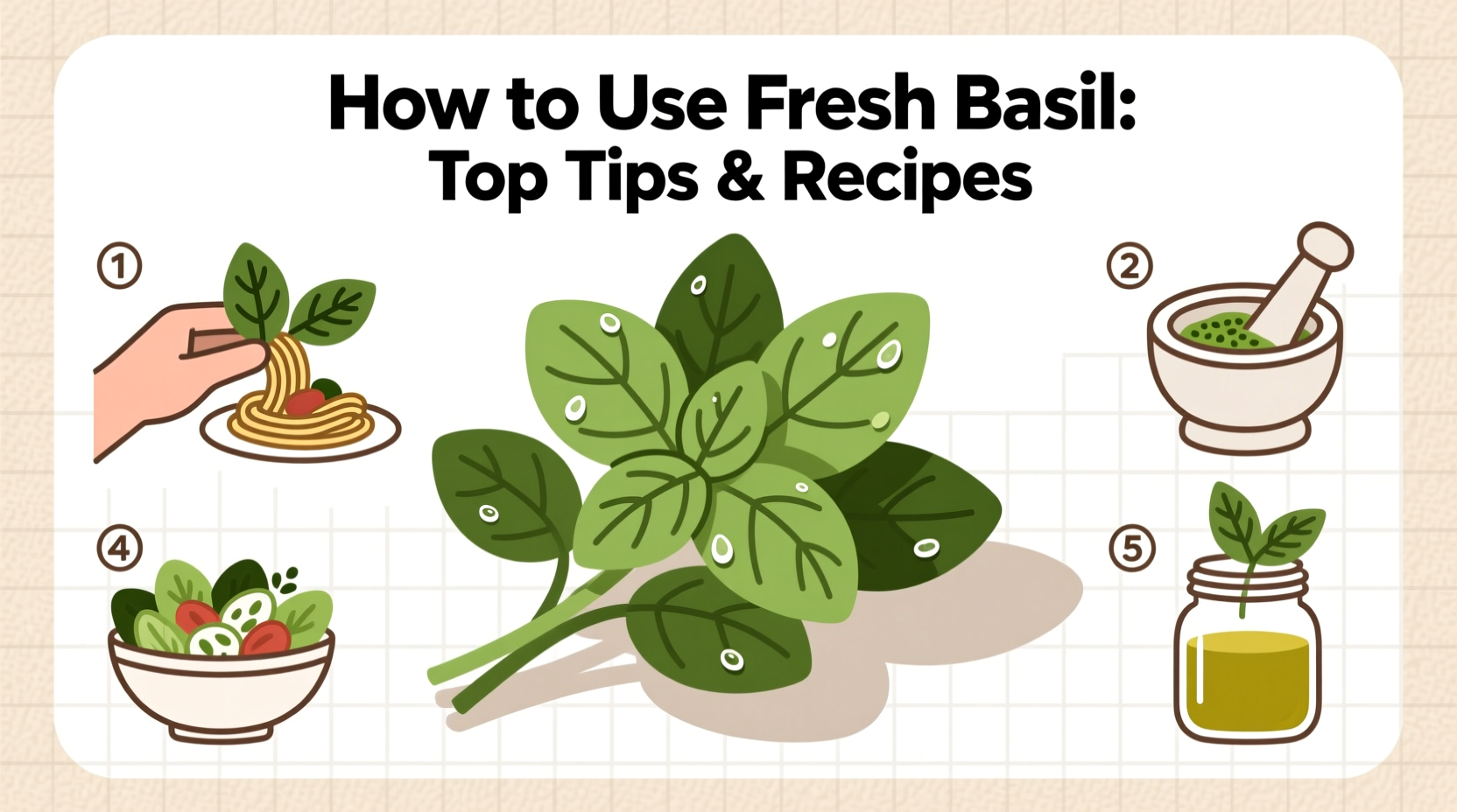 how can i use fresh basil