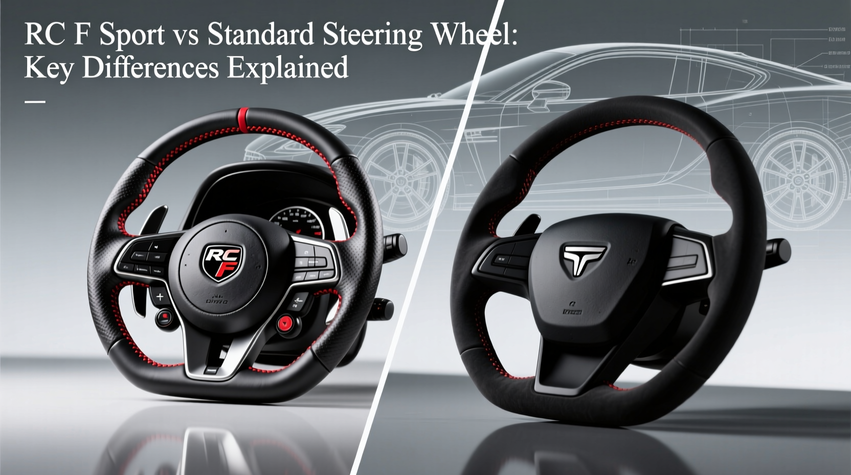 rc fsport vs standard steering wheel