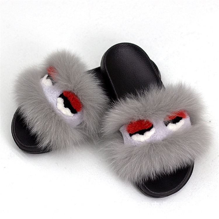 Wholesale Home Slippers Women Sliders Comfort Furry Summer Flat Sandals Ladies Shoes