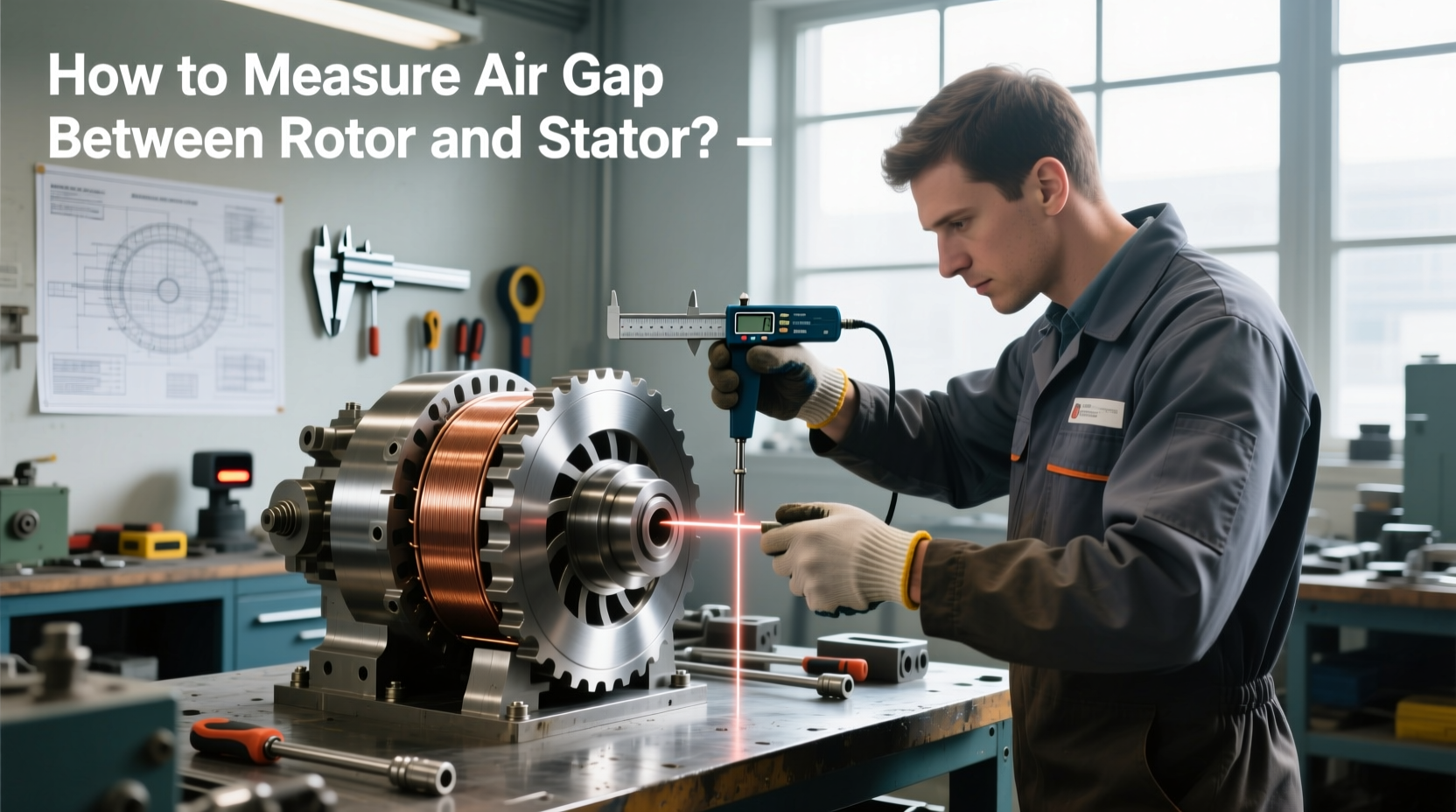 How to choose air gap measurement tool,How to measure air gap between rotor and stator?