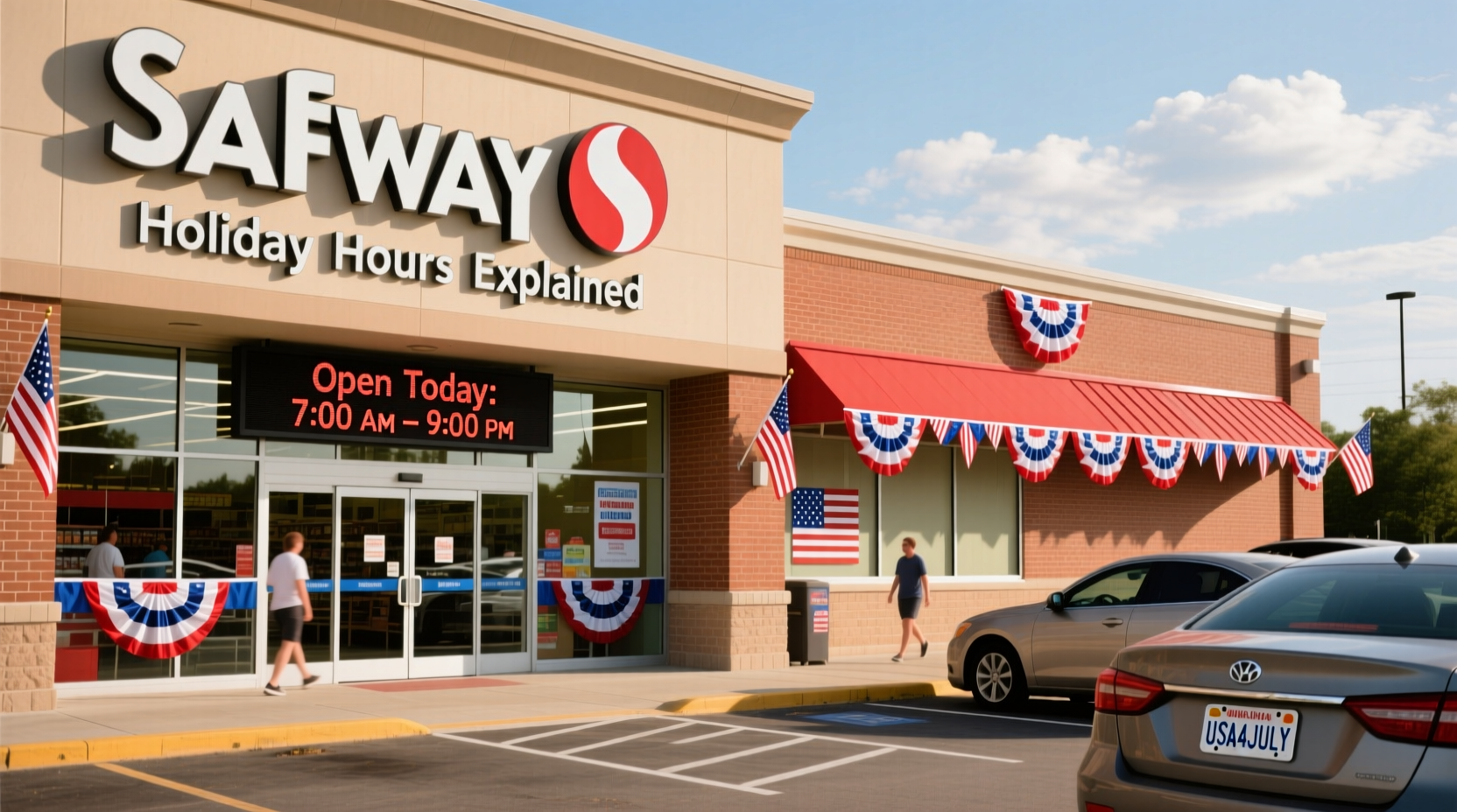 is safeway open on july 4