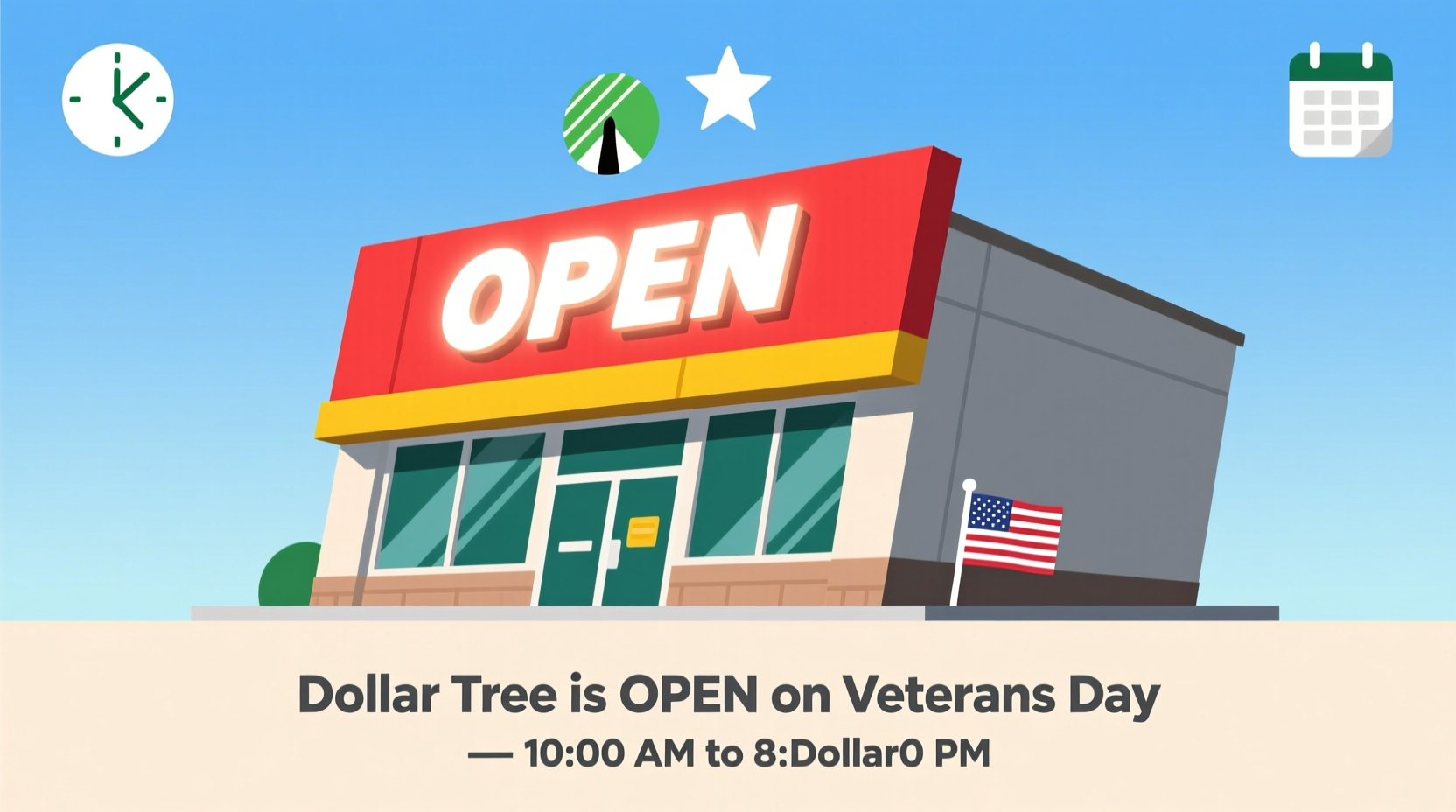 is dollar tree open on veterans day