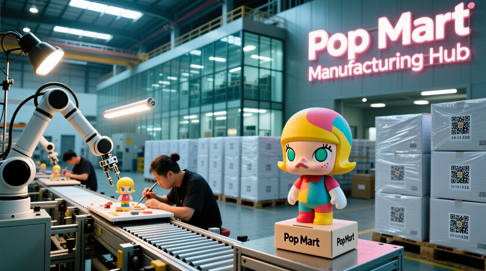 where is pop mart manufactured