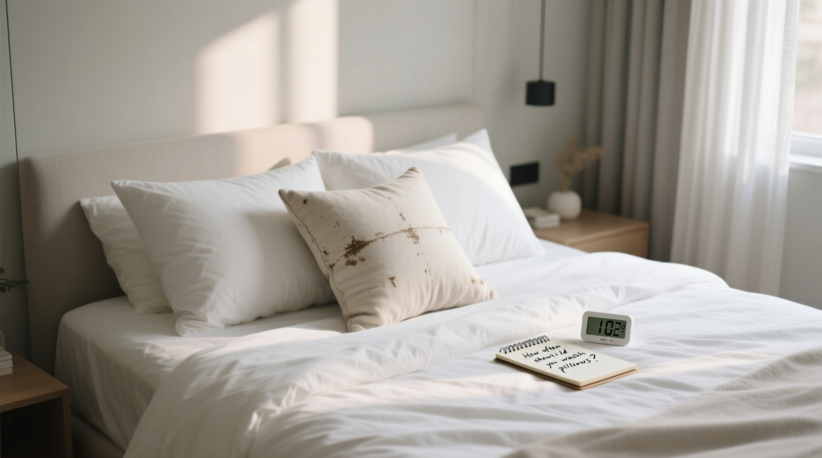 how often should you wash pillows