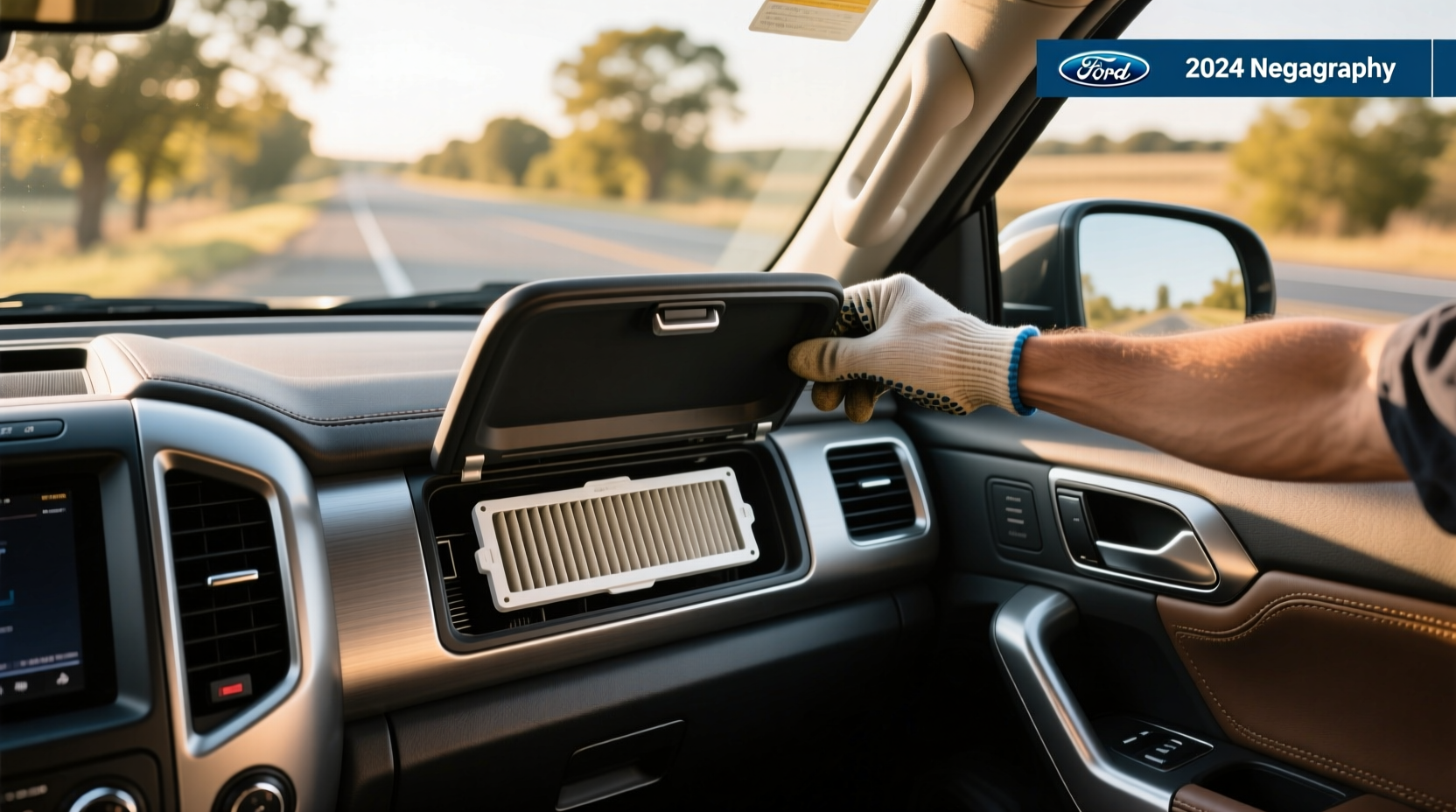 How to Replace the Cabin Air Filter in a 2024 Ford Ranger