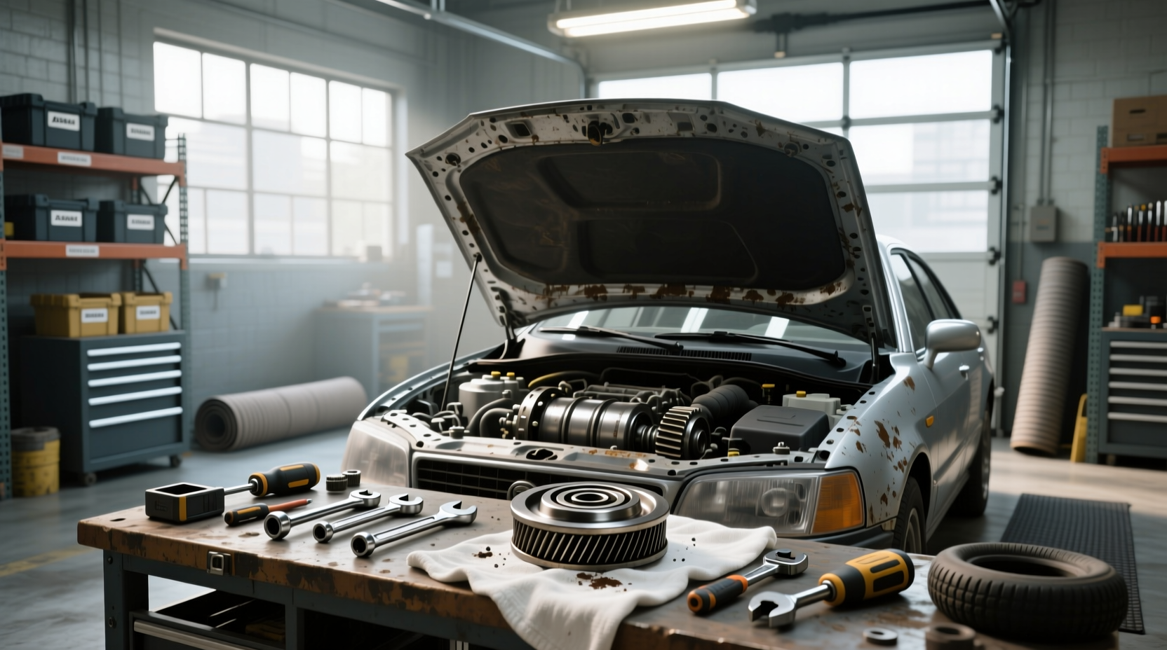 ac pulley bearing replacement guide