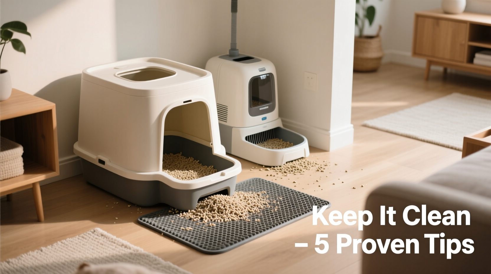 effective strategies to prevent cat litter from spreading throughout your home 2