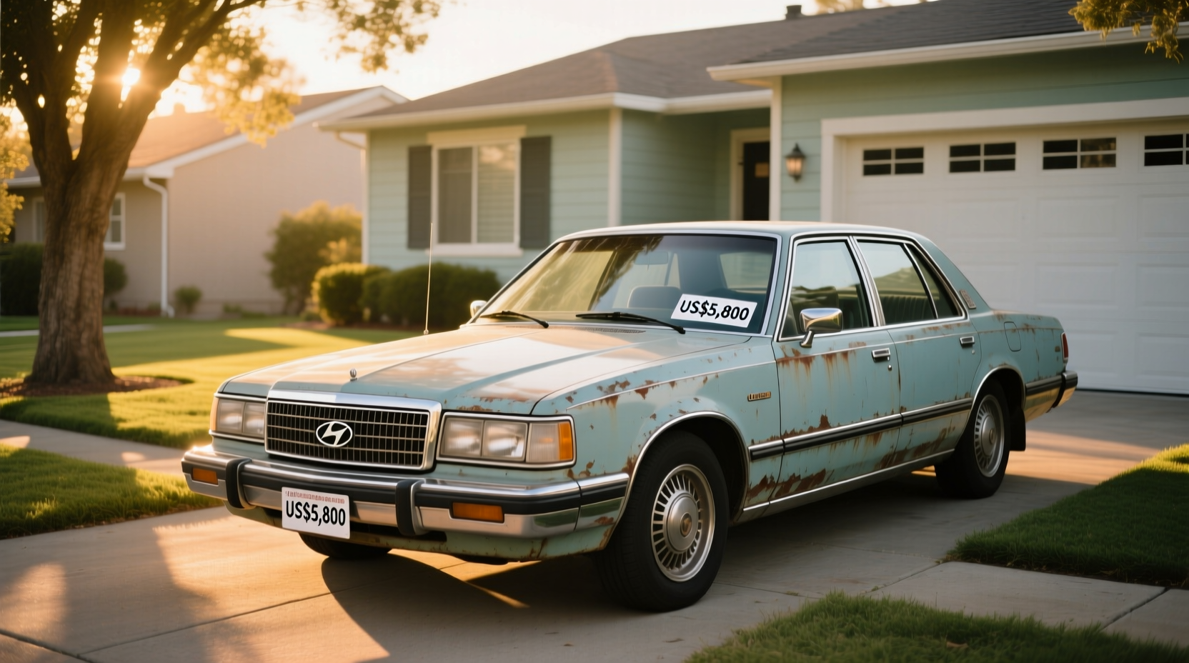 1986 hyundai grandeur price value guide
