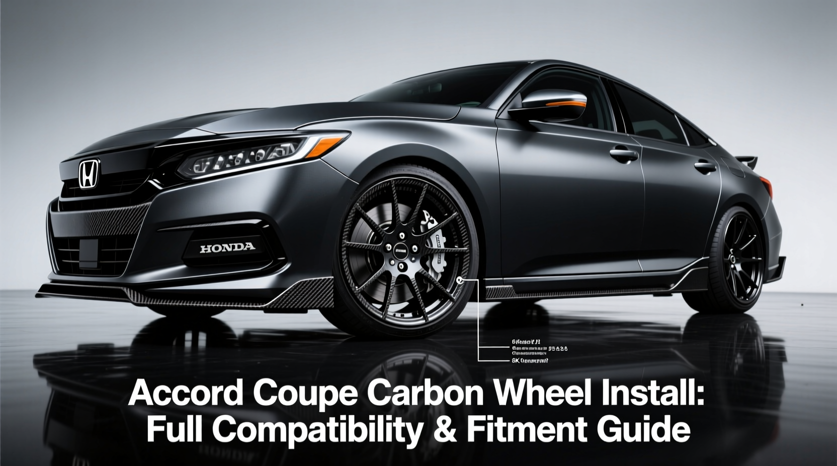 accord coupe carbon wheel install