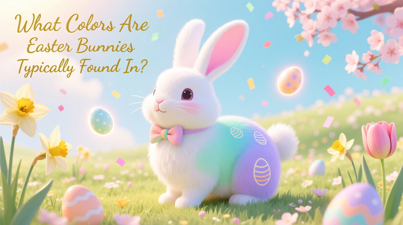 what colors are easter bunnies