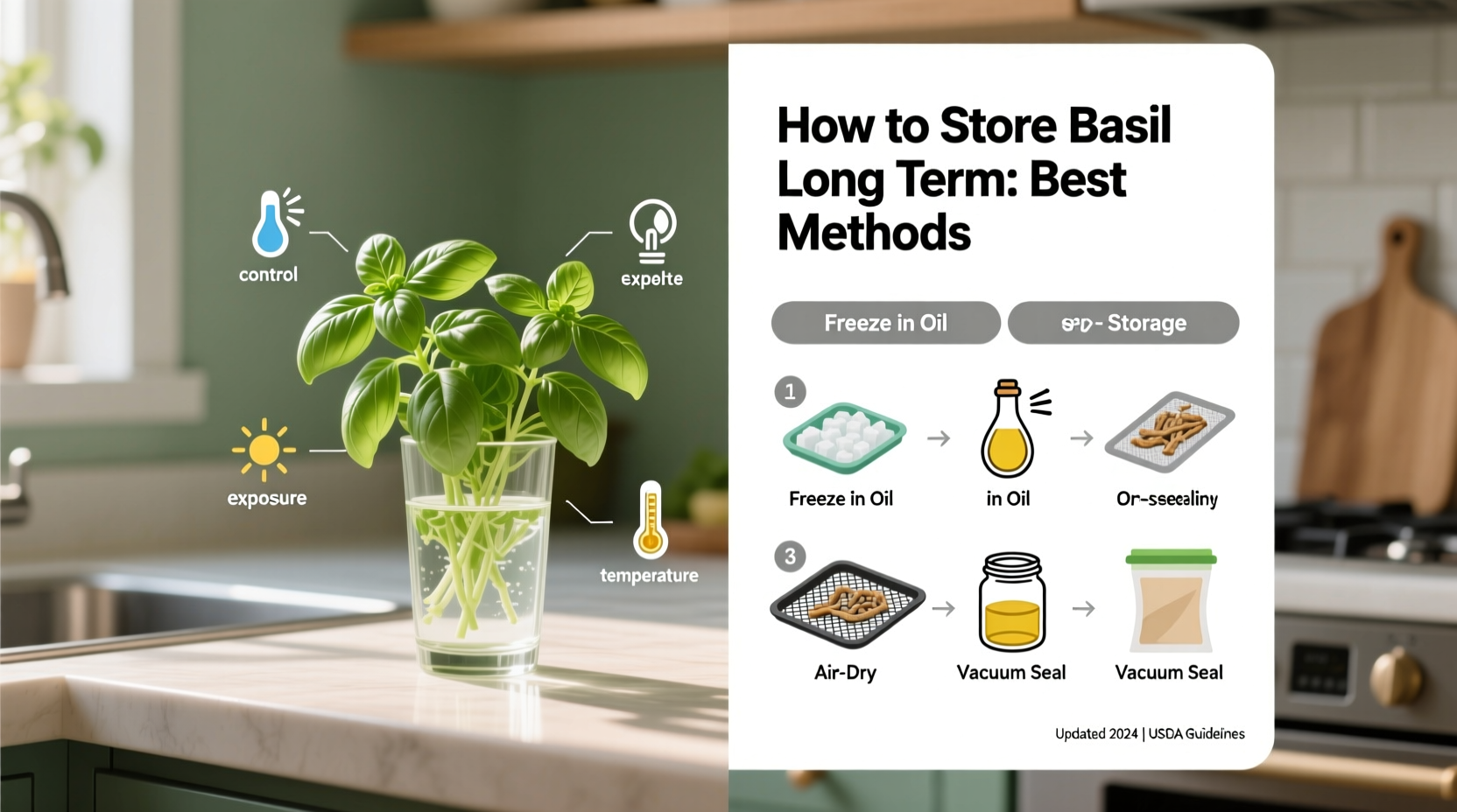 How to Store Basil Long Term: Best Methods