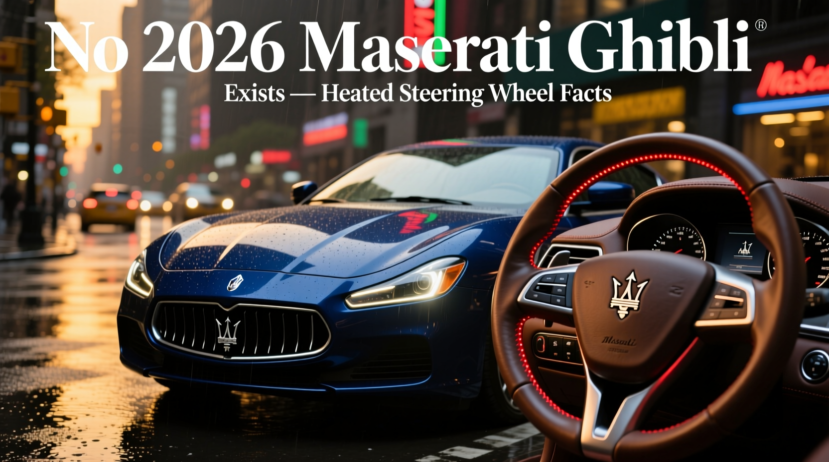 ghibli heated steering wheel 2026