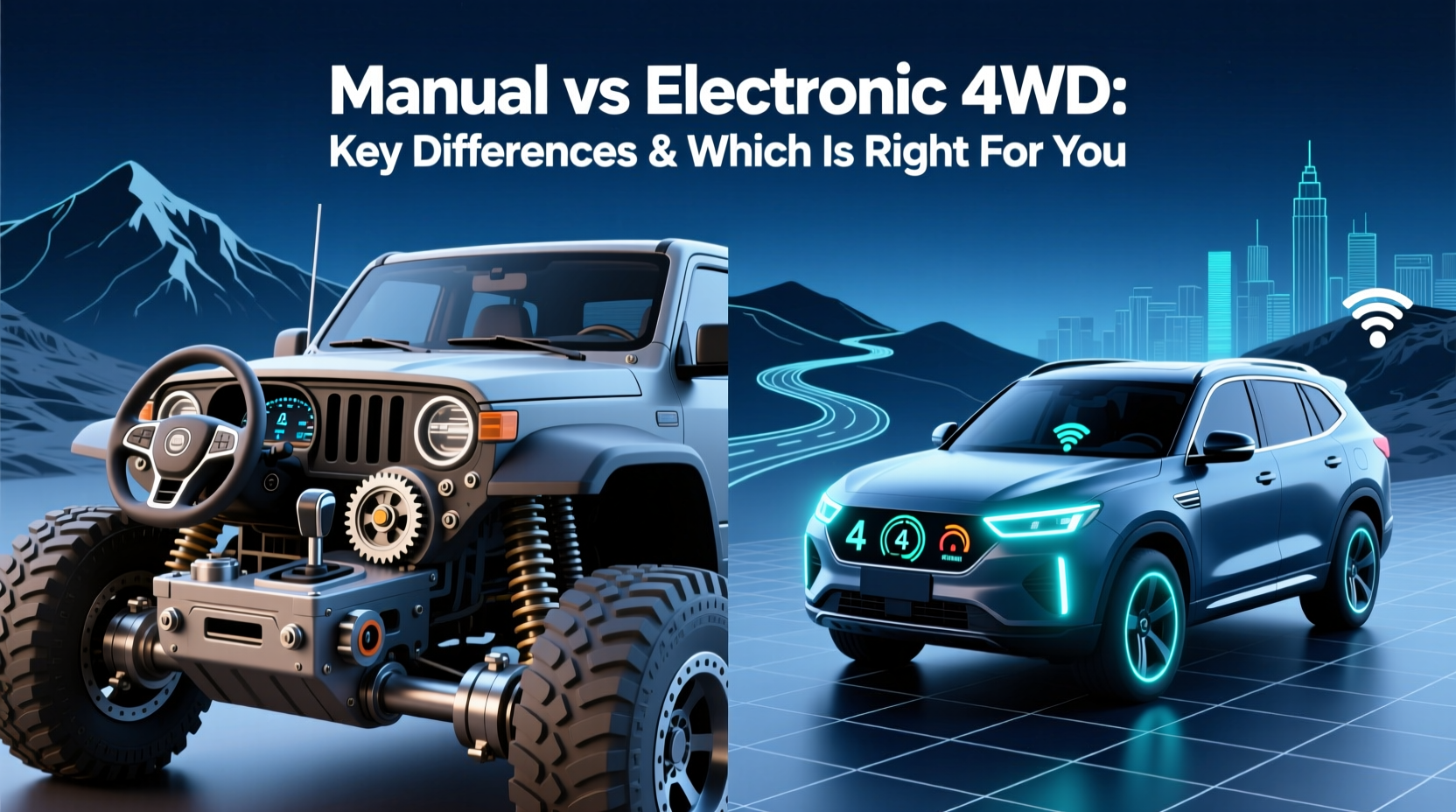 Manual vs Electronic 4WD: Key Differences & Which Is Right for You