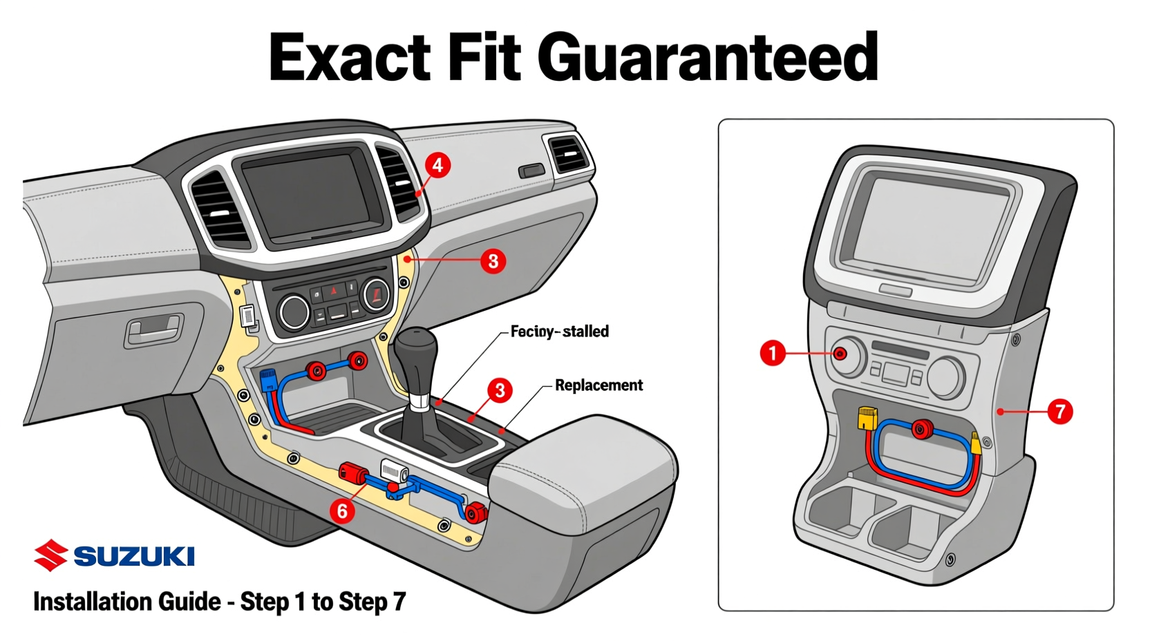Suzuki Center Console Replacement Guide: Exact Fit & Installation