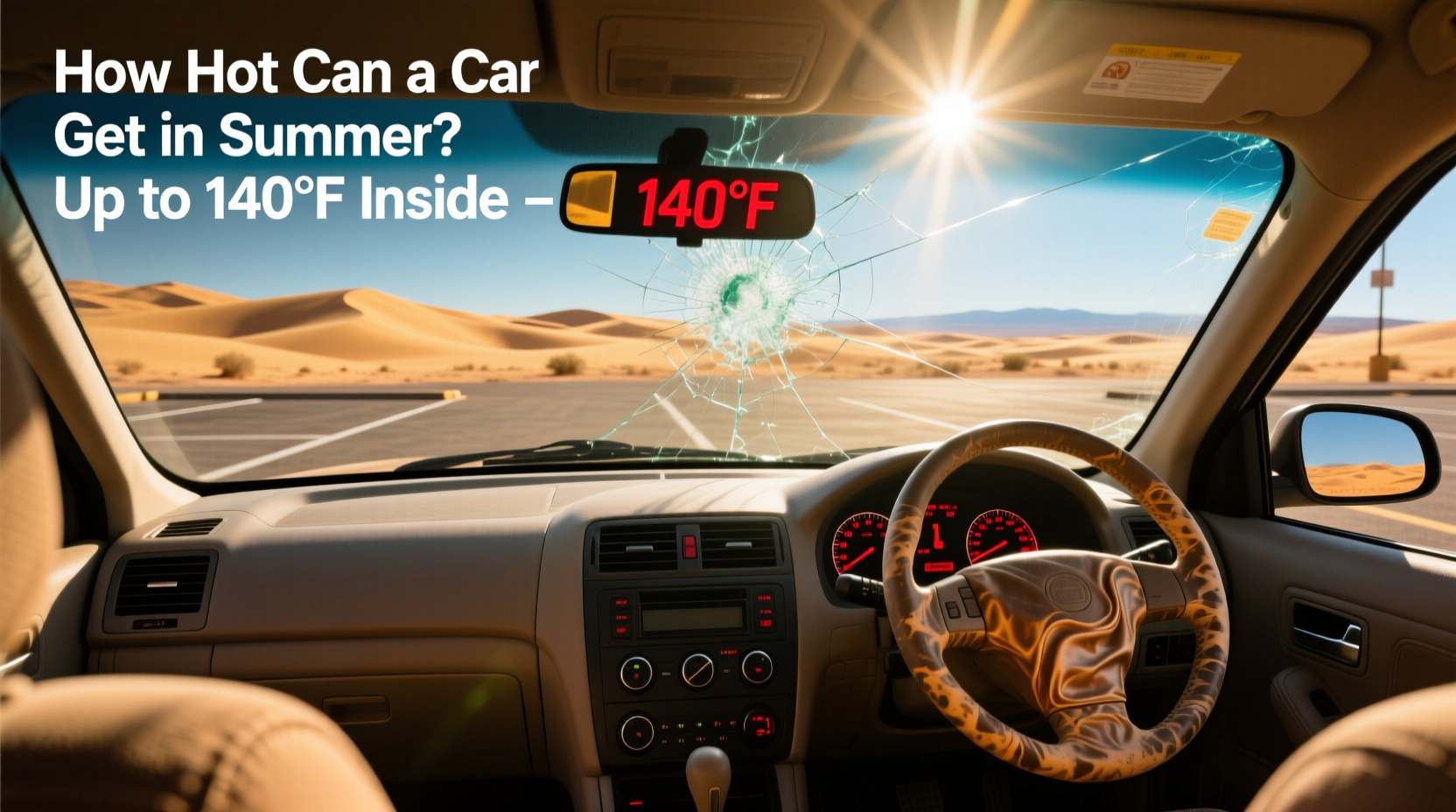 how hot can a car get in the summer