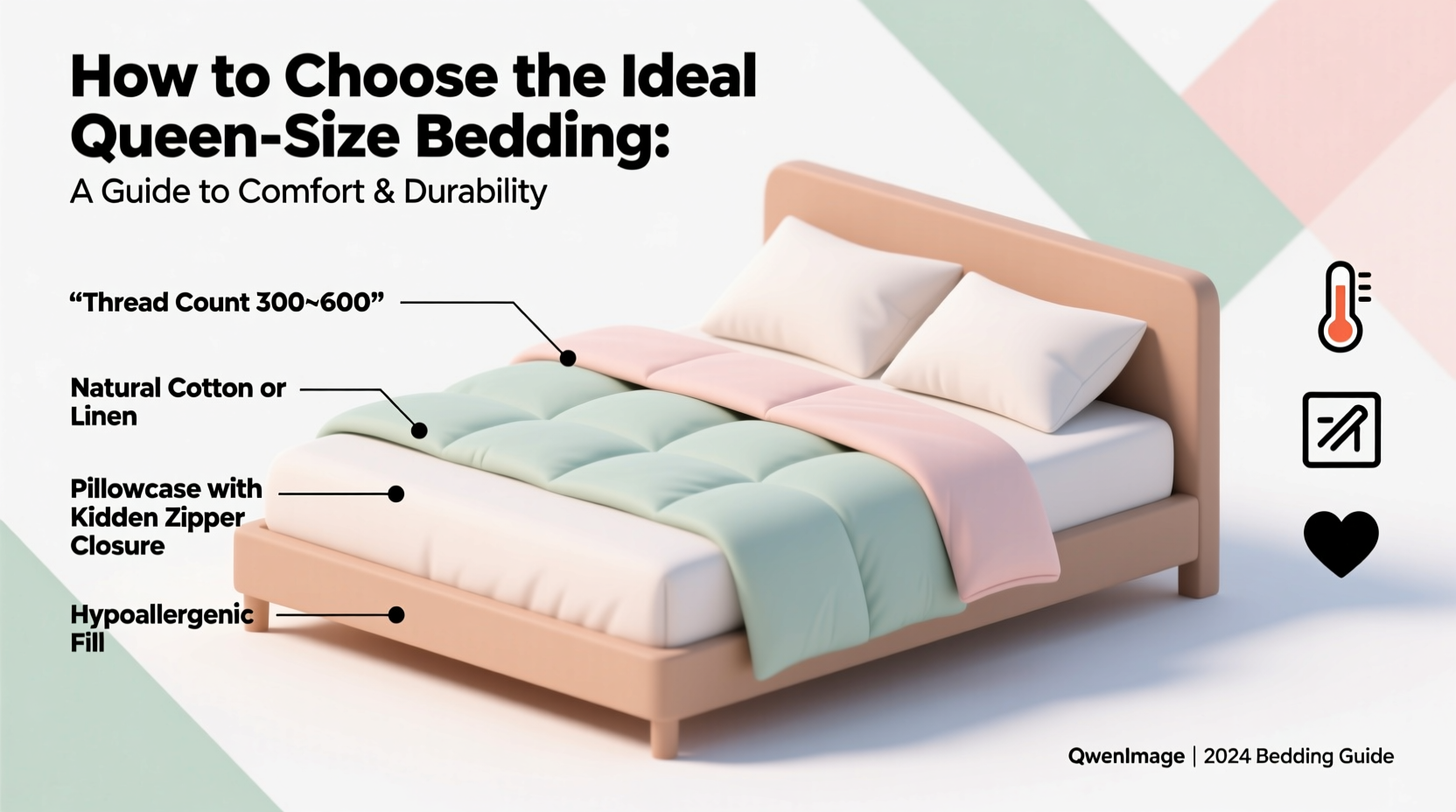 how to choose the ideal material for queen size bedding a practical guide for comfort and durability