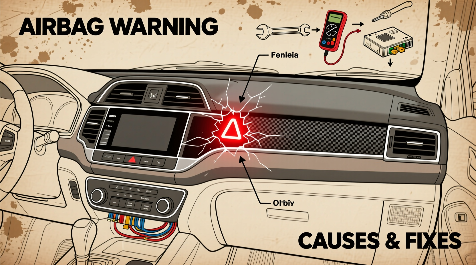 crv carbon airbag warning
