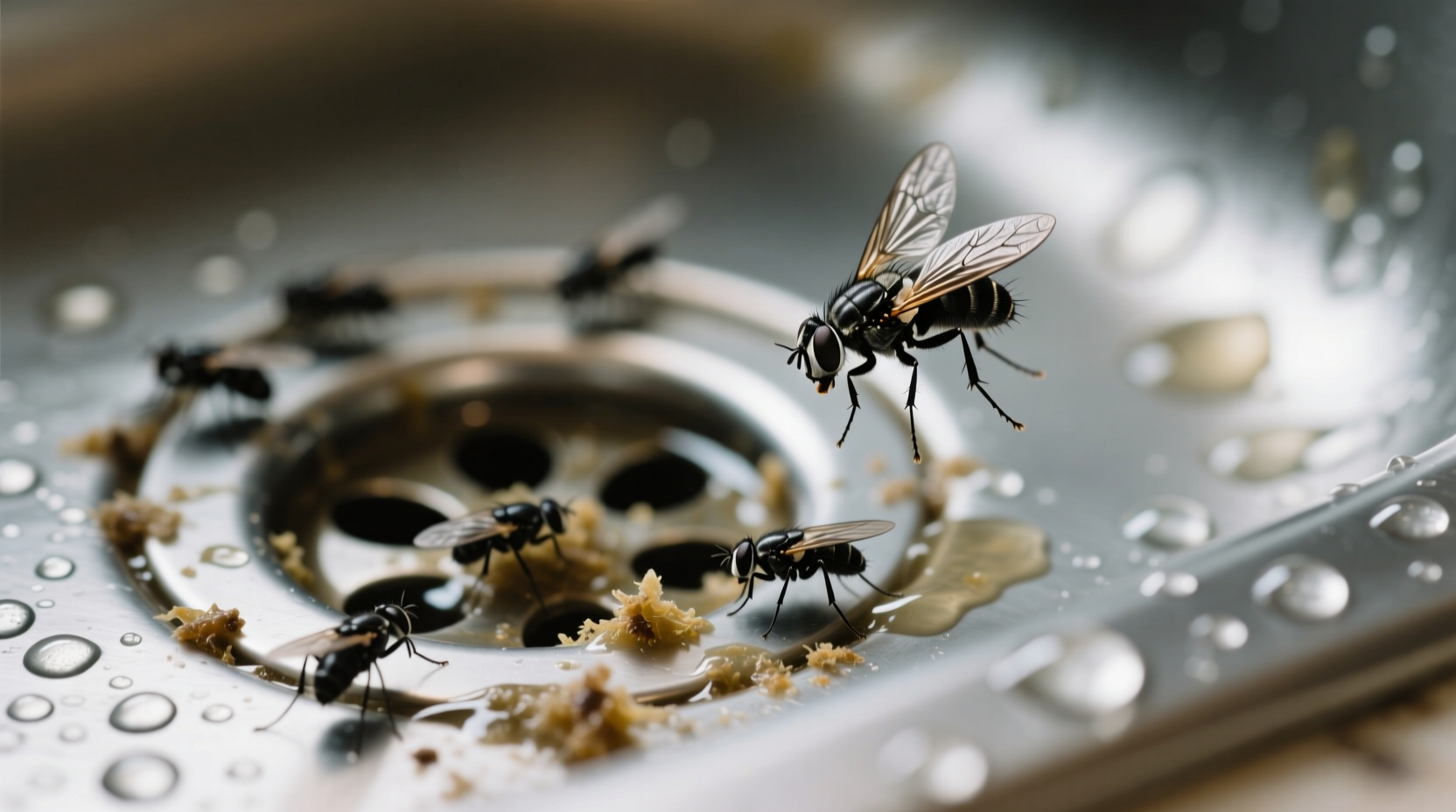 how to get rid of drain flies