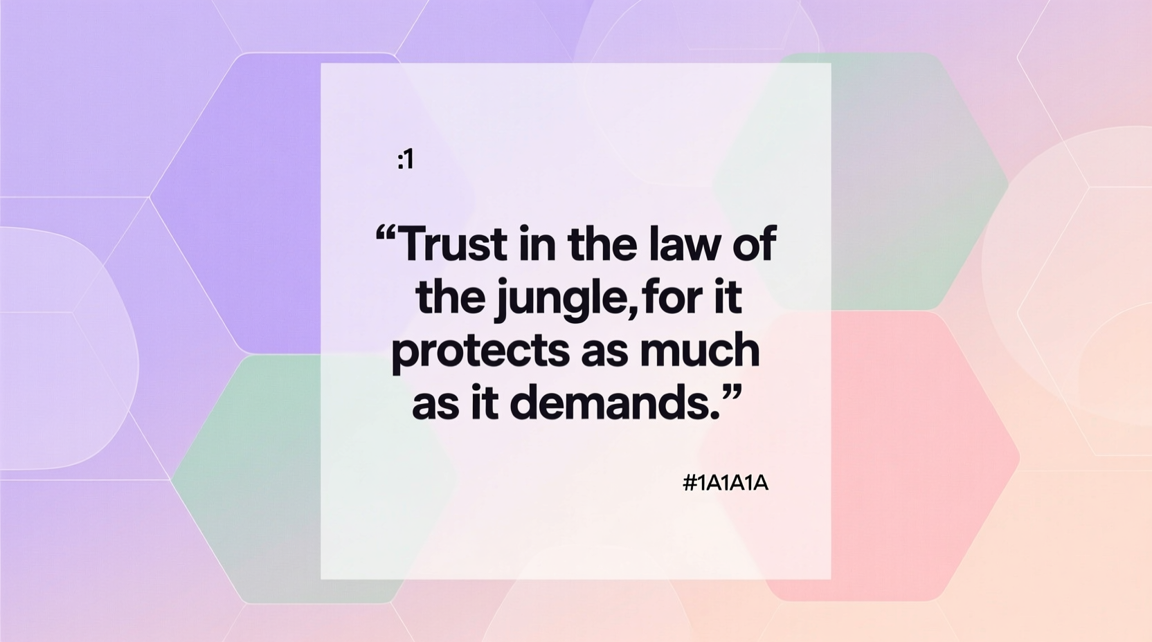 Quotes from The Jungle Book: Wisdom \u0026 Inspiration, image size:1664x928