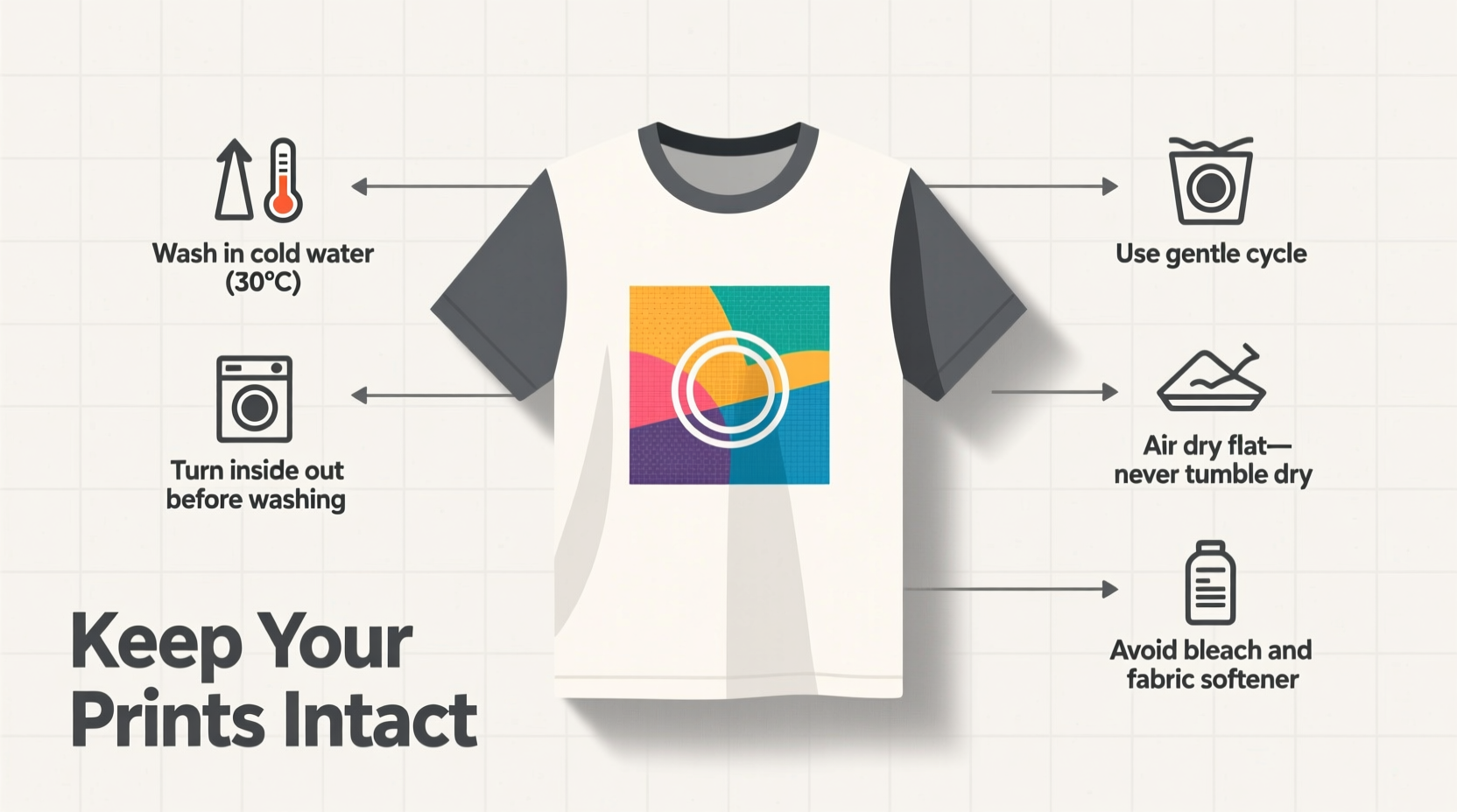 effective tips to prevent graphic t shirt shrinkage and keep your prints intact after washing