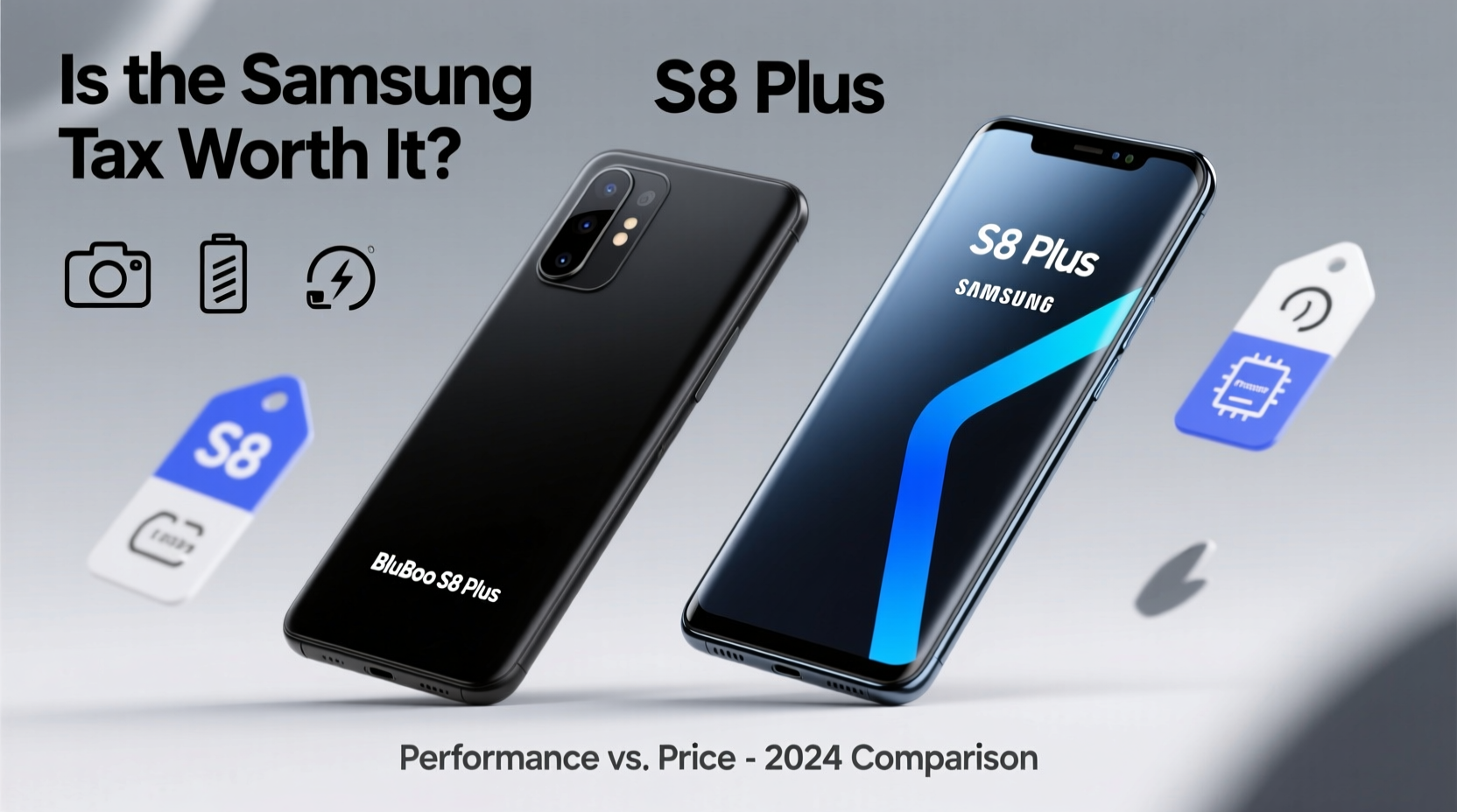 bluboo s8 plus vs samsung s8 plus is the samsung tax worth it