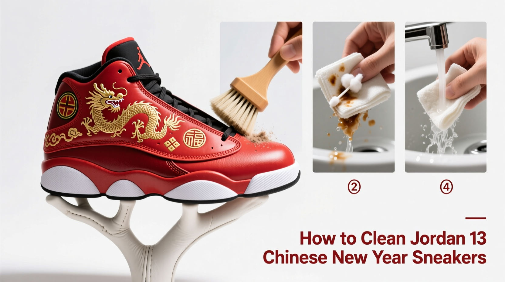 how to clean jordan 13 chinese new year