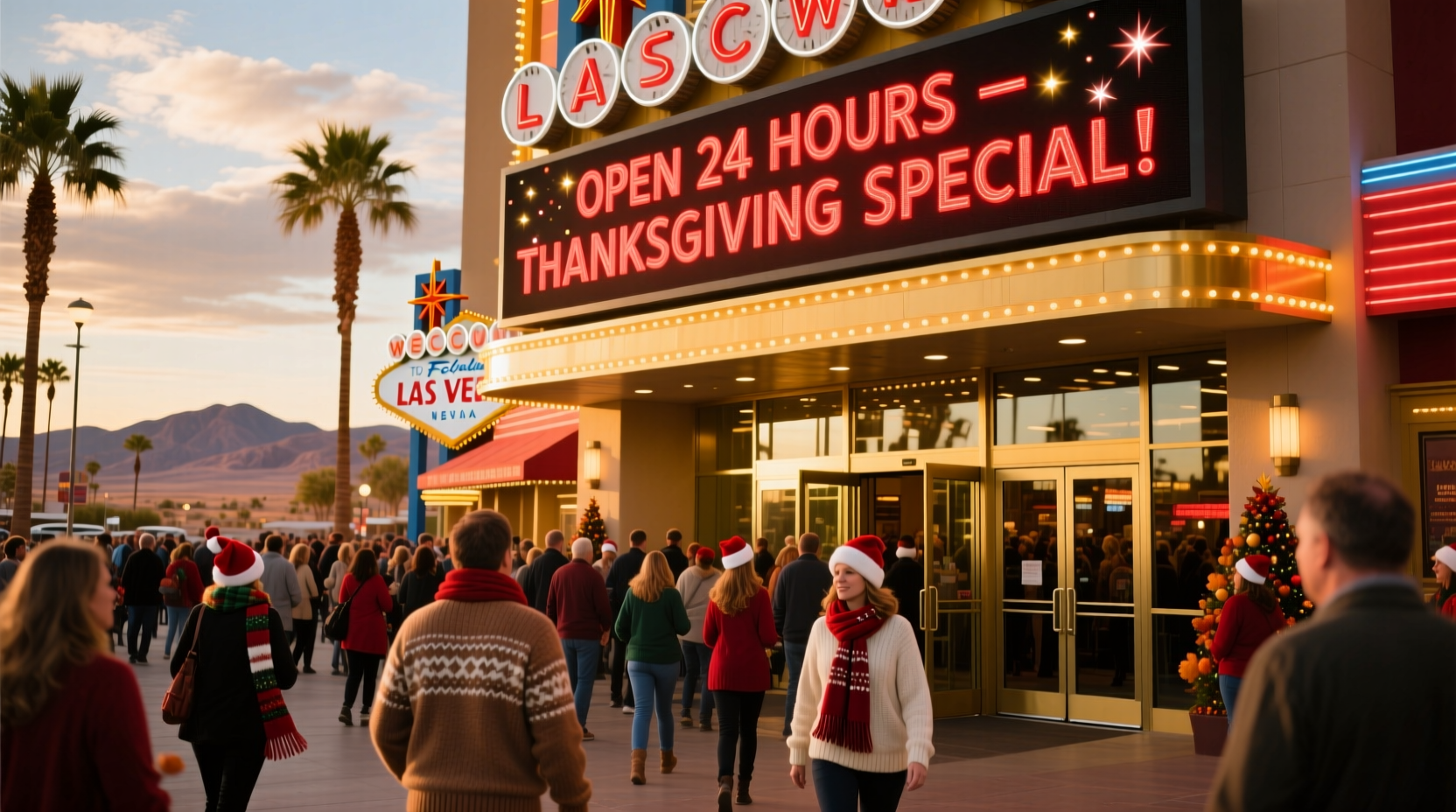 is the casino open on thanksgiving