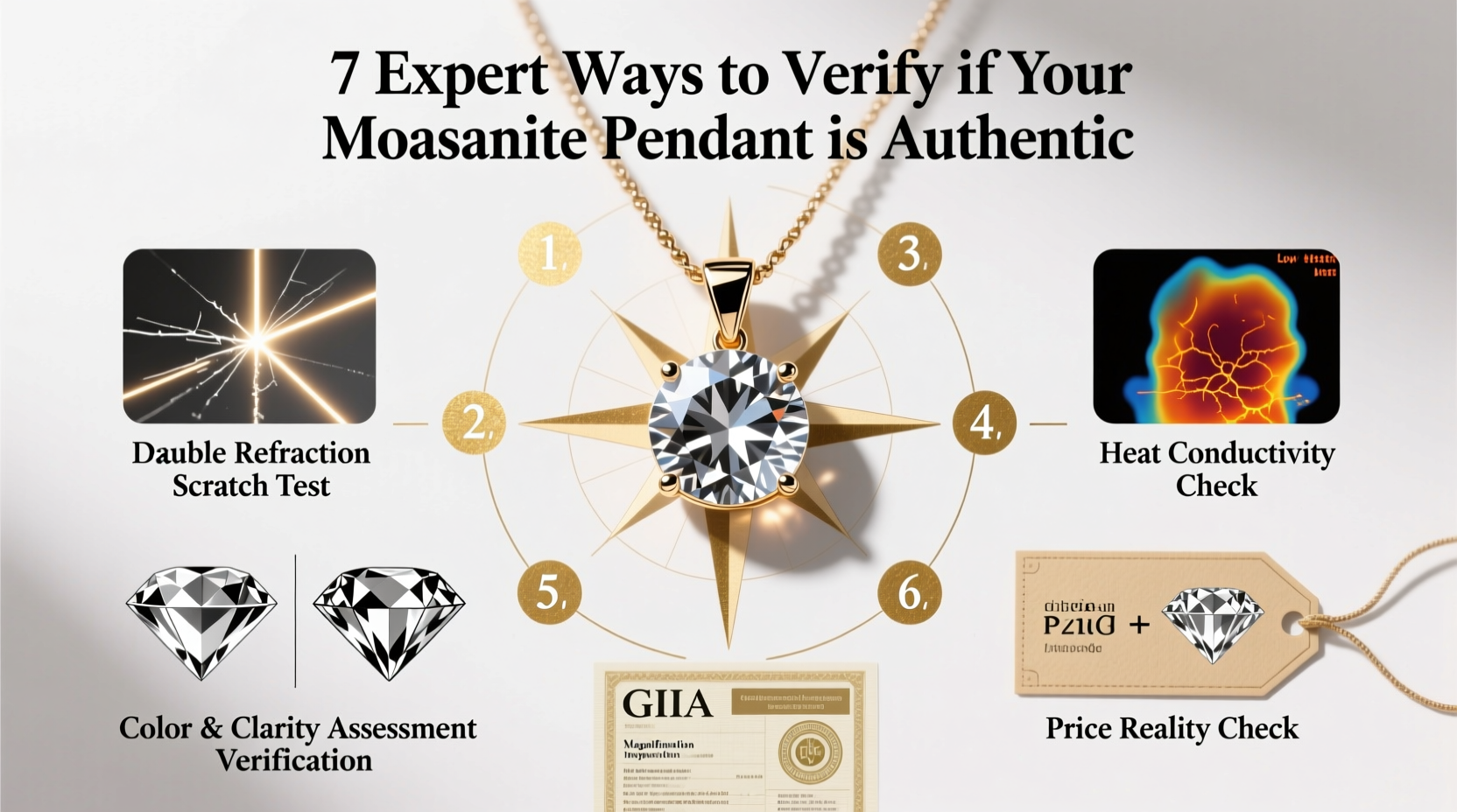 7 expert ways to verify if your moissanite pendant is authentic