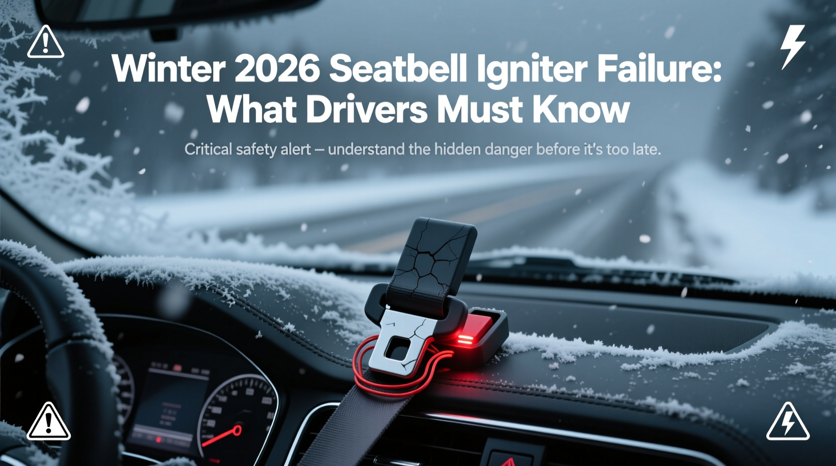 winter 2026 seatbelt igniter failure