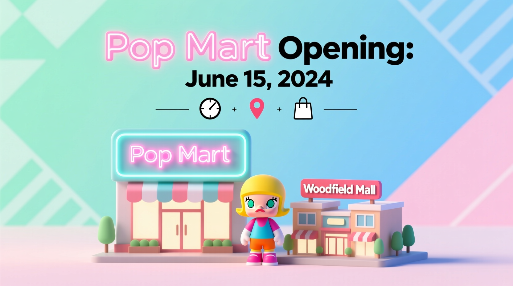 when is pop mart opening in woodfield mall
