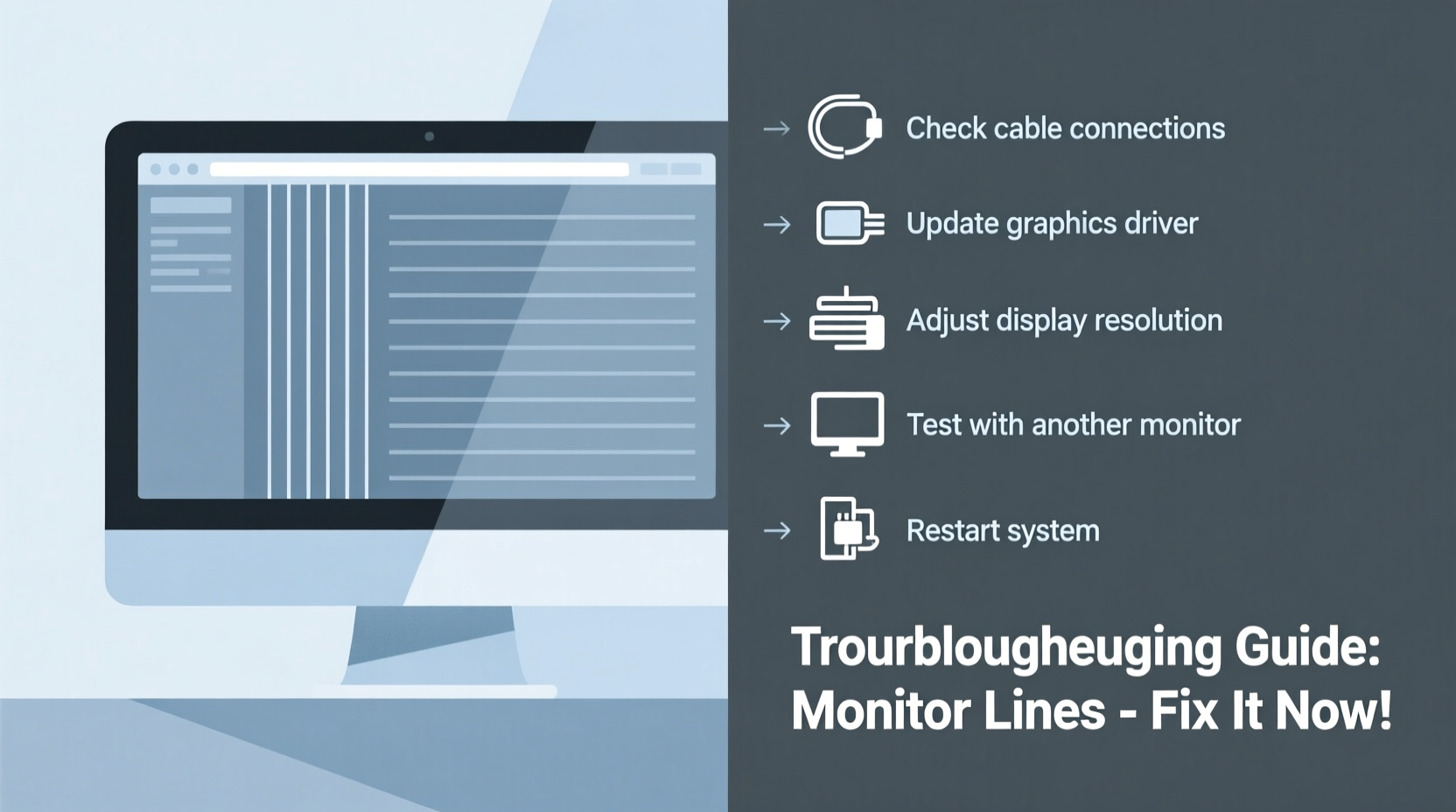 why are there lines on my monitor troubleshooting solutions