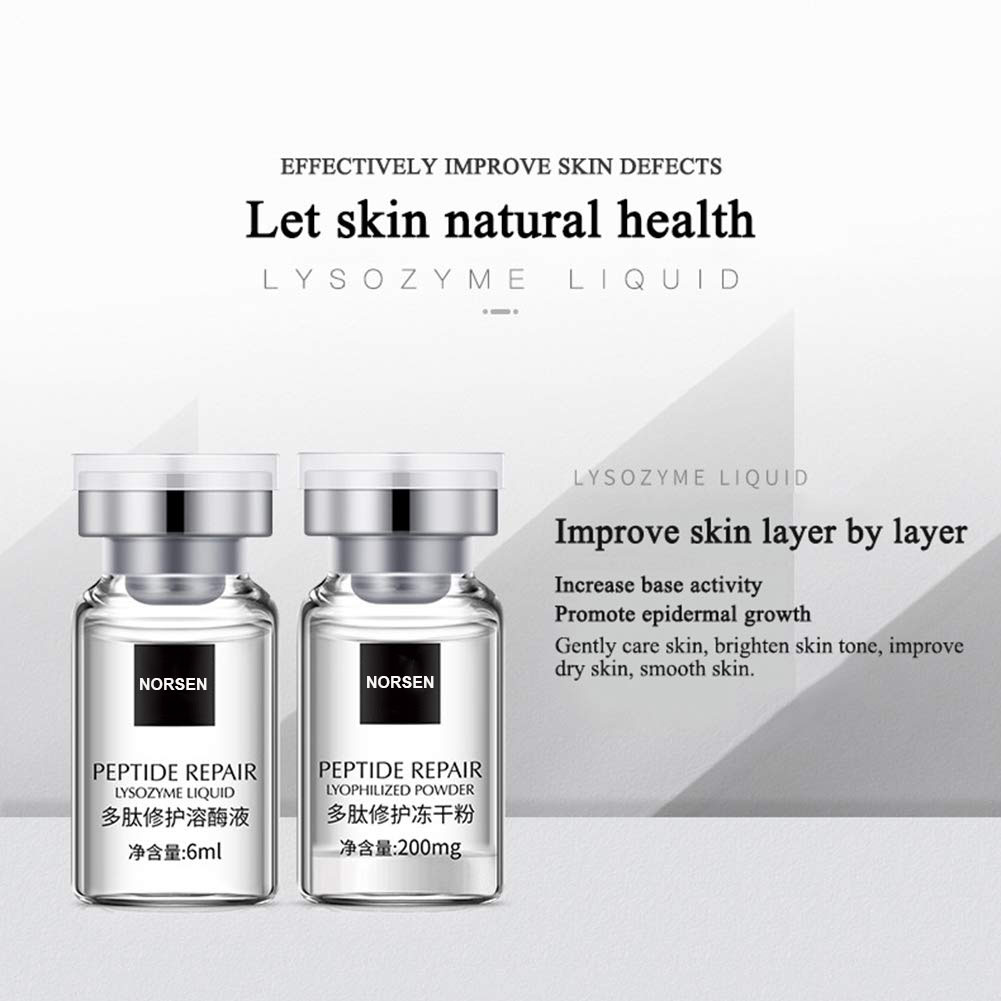 Wholesale Anti Wrinkle Anti Aging Peptide Repair Lysozyme Liquid Peptide Repair Lyophilized Powder Set