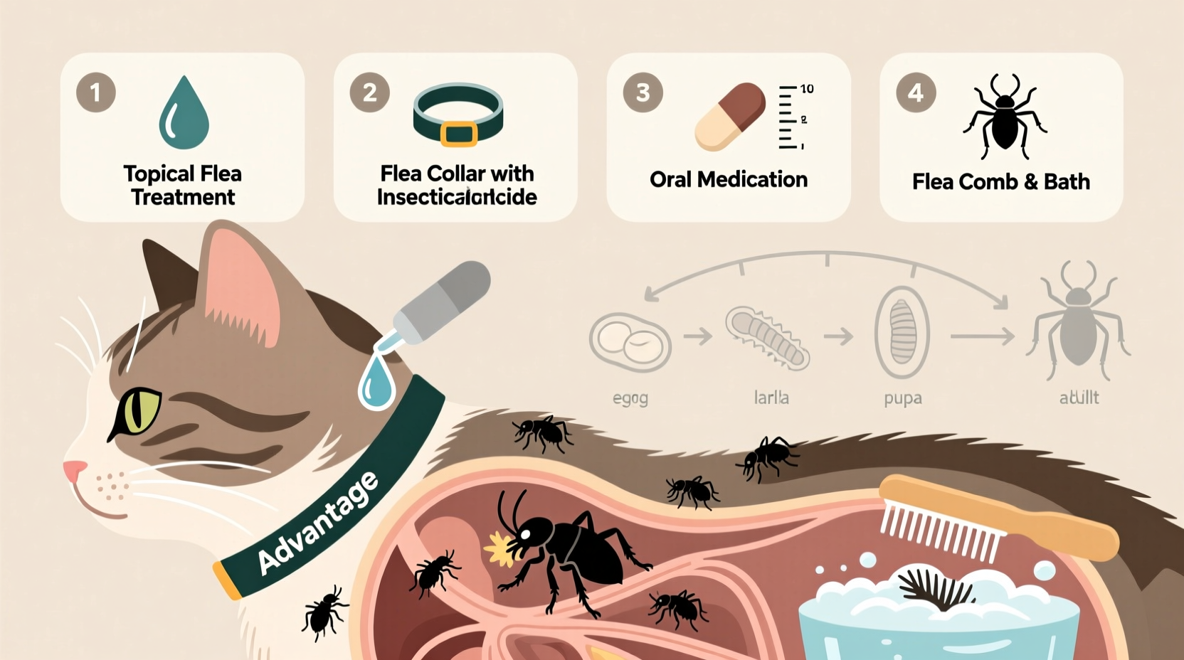effective methods for the best way to kill fleas on cats