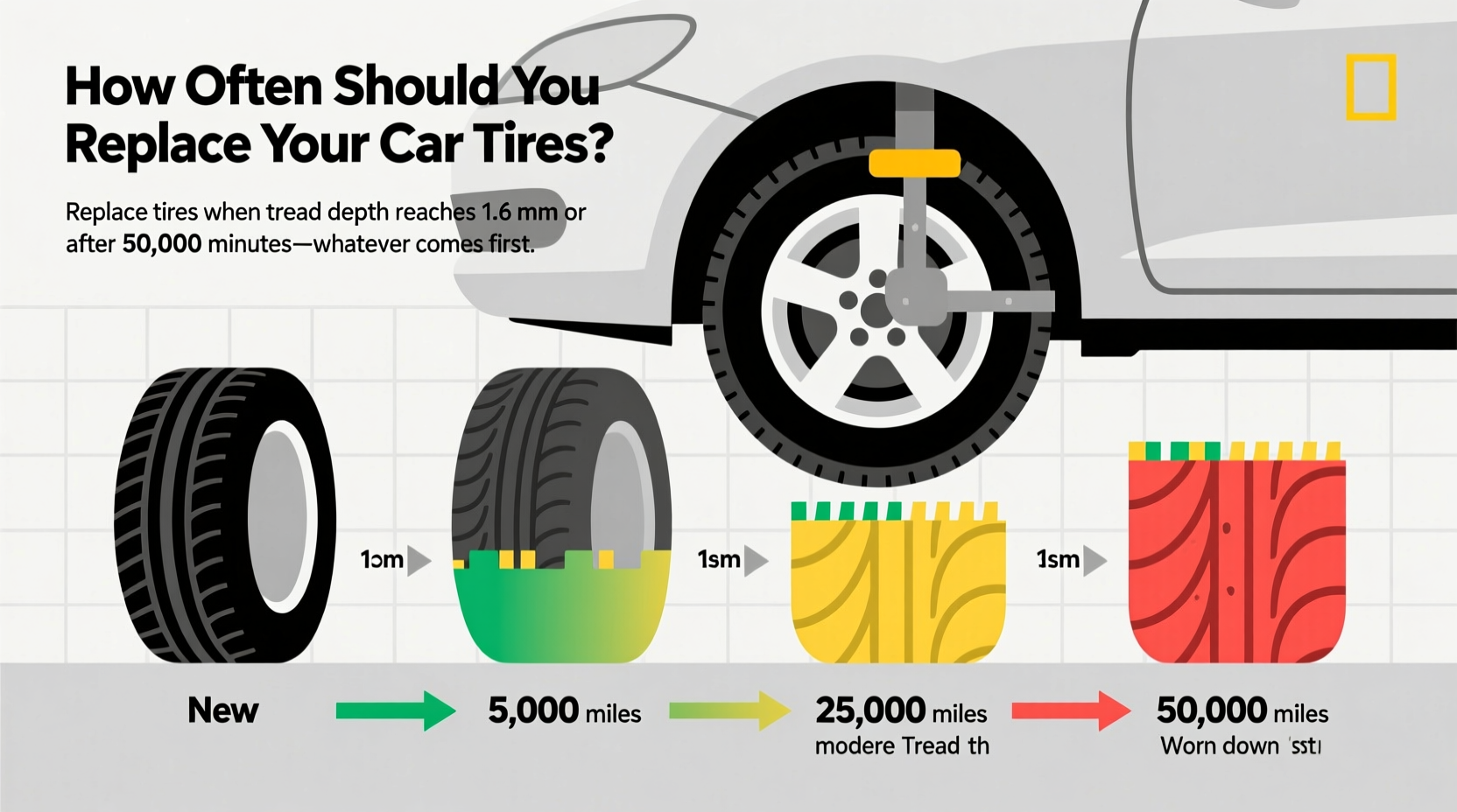how often should you replace your tires on your car