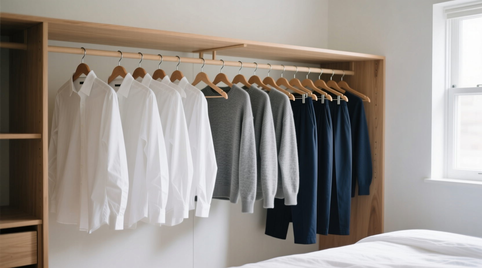 declutter your closet with the reverse hanger trick