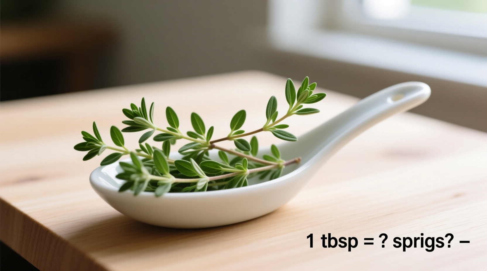 How Many Sprigs of Thyme in a Tablespoon?
