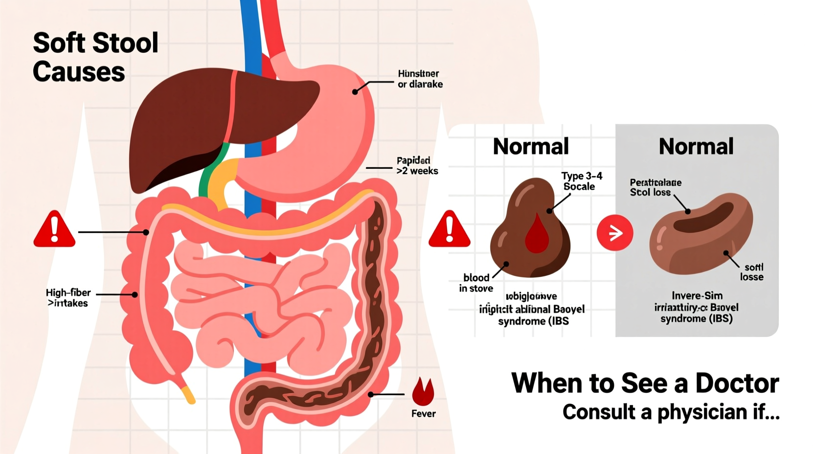 why is my stool always soft causes when to worry
