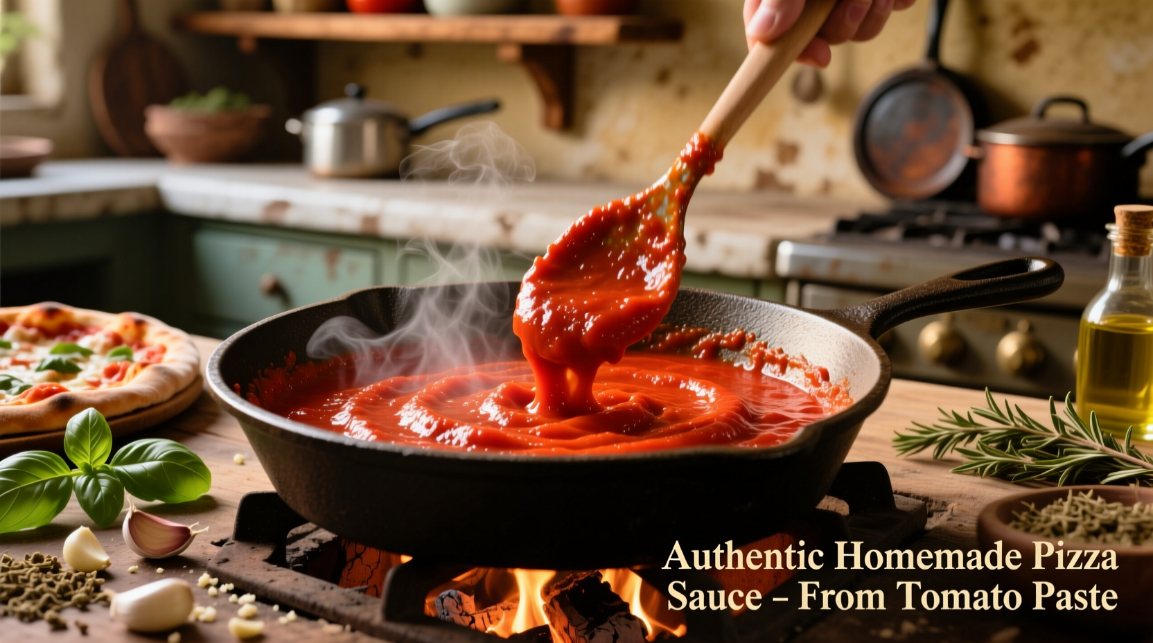 Perfect Pizza Sauce from Tomato Paste: Simple 5-Ingredient Recipe