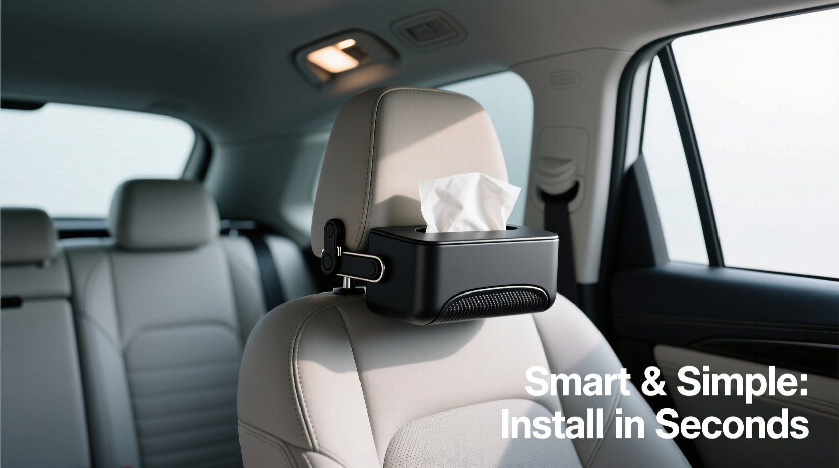 smart and simple ways to install a car tissue holder on your backseat for maximum convenience